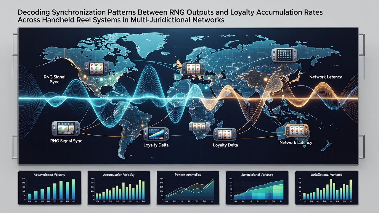 Diagram showing RNG output streams linked to loyalty point tracking across mobile reel platforms