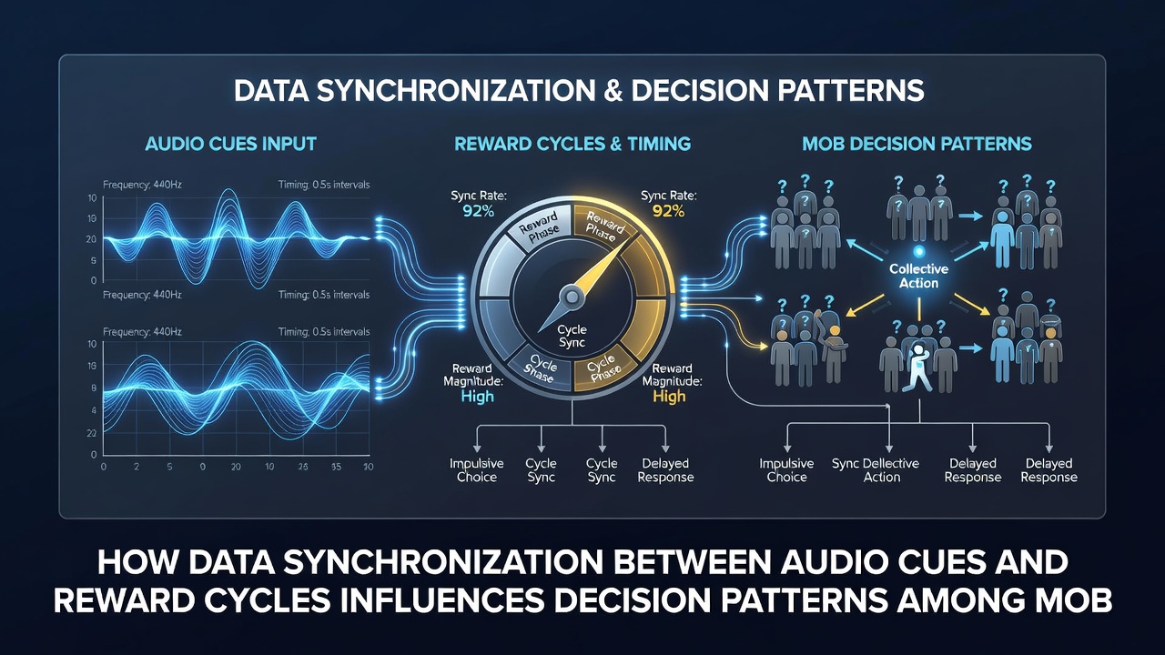 Data visualization dashboard displaying audio-reward synchronization metrics from mobile slot sessions